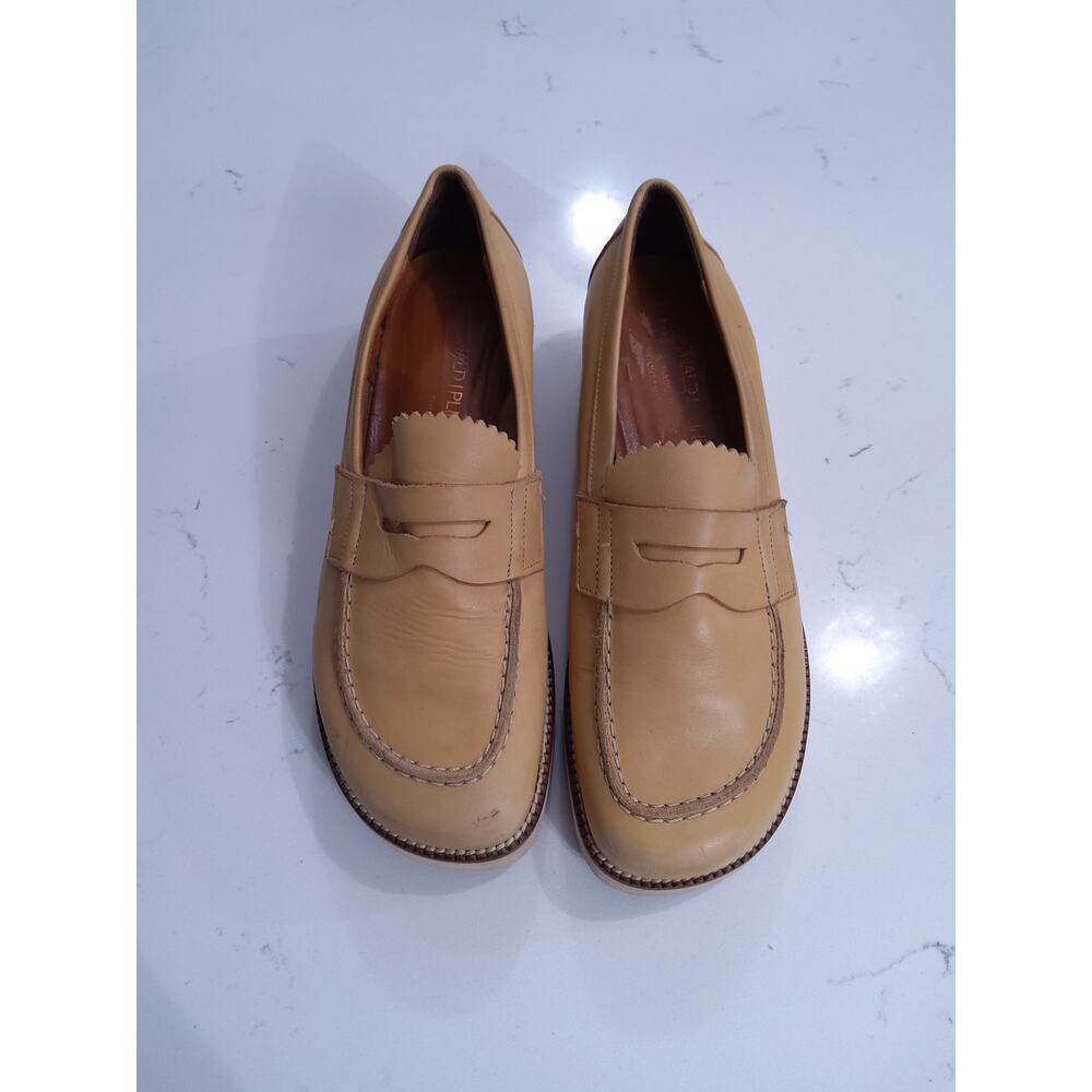 Vintage Luxury Italian loafers Donald J Pliner tan Women's Size 8.5 Regal - Picture 4 of 10